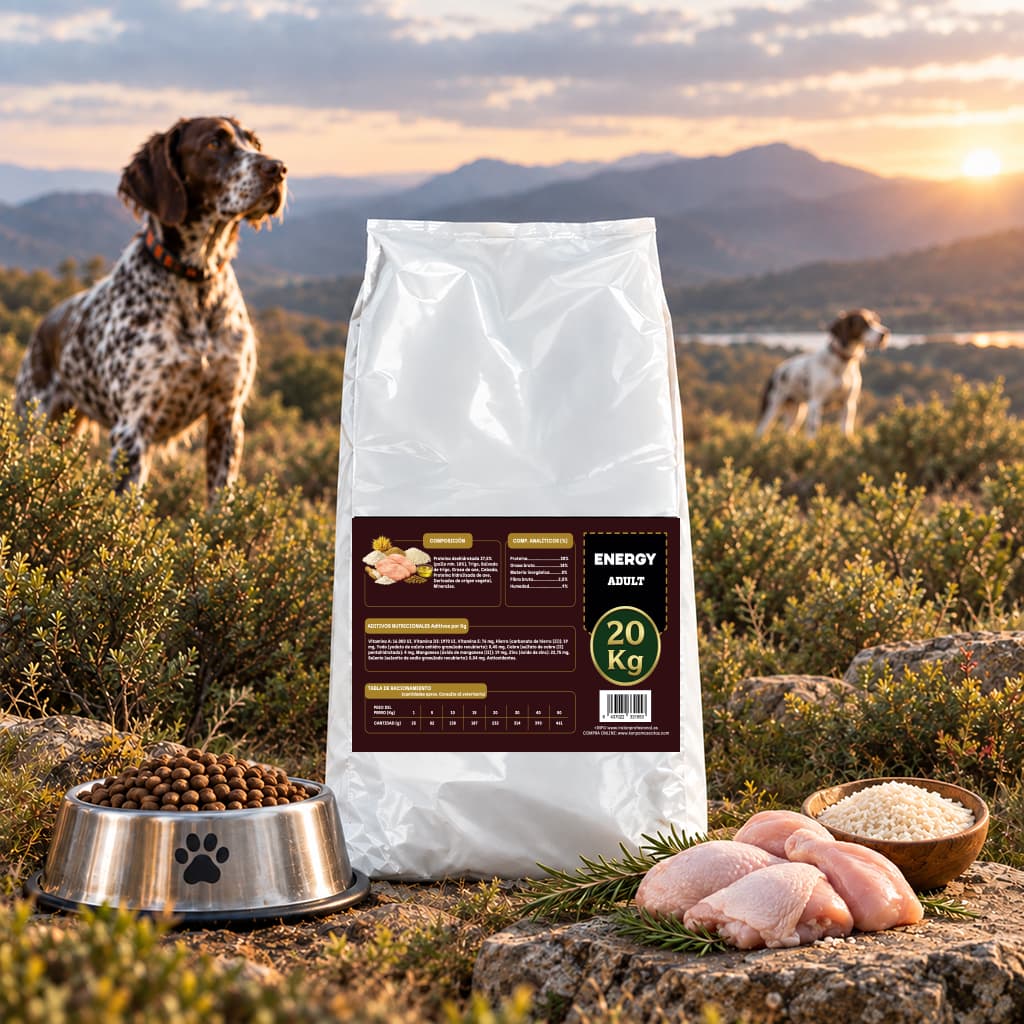 Pienso profesional Irelan Profesional Energy para perros con actividad elevada
