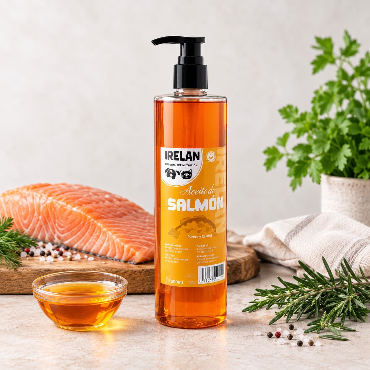 Aceite de salmón Irelan