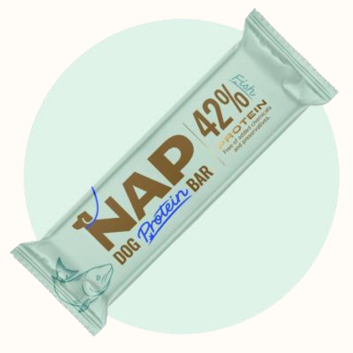 Barrita energética NAP pescado para perros