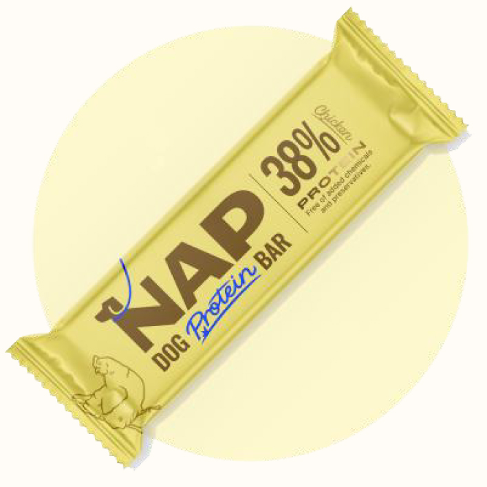 Barrita energética NAP pollo para perros